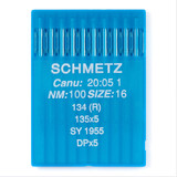 Schmetz #16 Sewing Machine Needles 135x5 Round/Sharp Point (10 pack)