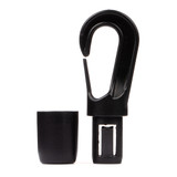 Shock Cord Hook Self Locking Black 1/4" - 5/16"