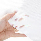 Top Gun® Vision Arctic White 62" Perforated Fabric