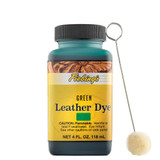 Fiebing's Leather Dye Green 4 oz.