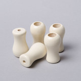 Vase Shape Alabaster Wooden Blind Cord Tassel (5 pack)