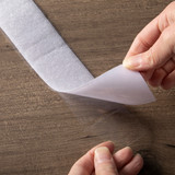 Adhesive Backed Nylon Loop White