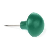 Push Pins Plastic Green (10 pack)