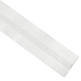 YKK® #5 White Continuous Coil Zipper Chain