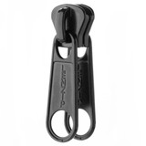 Lenzip® #5 Black Style C Double Non-Locking Metal Zipper Pull (Molded Tooth Chain)