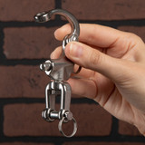 Swivel Snap Shackle With Jaw 3-1/2" (Stainless Steel)