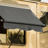 Sunbrella® Marine Grade 4607-0000 Charcoal Tweed 46" Fabric