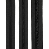 YKK® #4.5 Black Continuous Coil Zipper Chain