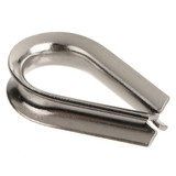 Heavy Duty Thimble Stainless Steel 1/8"