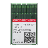 Groz-Beckert® #14 Sewing Machine Needles 135x17 Round/Sharp Point (10 pack)