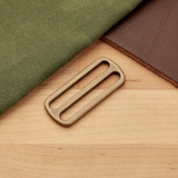 Strap Slide 2" Antique Brass