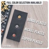 Rivets Semi-Tubular Nickel Plated (100 pack)