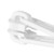 Lenzip® #5 White Style C Double Non-Locking Metal Zipper Pull (Coil Chain)