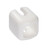 SNAPCAP® Top Stop #10 White Plastic Zipper  (Molded Tooth Chain)