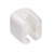 SNAPCAP® Top Stop #10 White Plastic Zipper  (Molded Tooth Chain)