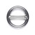 Maxi 3" Stainless Steel Round Ring With Bar