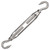 Turnbuckle Hook & Hook 5/16" x 3-1/2" Adjustment (Stainless Steel)