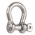 Forged Bow Shackle With Bolt 3/8" (Stainless Steel)