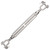 Turnbuckle Jaw & Jaw 1/2" x 12" Adjustment (Stainless Steel)