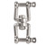 Swivel Jaw & Jaw Shackle 2-1/2" (Stainless Steel)