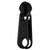 Lenzip® #5 Black Style C Double Non-Locking Metal Zipper Pull (Coil Chain)
