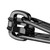Lenzip® #5 Black Style C Double Non-Locking Metal Zipper Pull (Coil Chain)