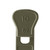 Lenzip® #10 Army Green Style B Single Locking Metal Zipper Pull (Molded Tooth Chain)