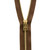 YKK® #5 Brass Style E Single Non-Locking Metal Zipper Pull (Metal Chain)