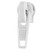 Lenzip® #5 White Style A Single Locking Metal Zipper Pull (Coil Chain)