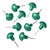 Push Pins Plastic Green (10 pack)