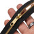 Lenzip® #5 Black/Brass Bridge Top Metal Zipper (Metal Single Pull Slider)