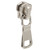 YKK® #5 Nickel Style H Single Non-Locking Metal Zipper Pull (Metal Chain)