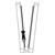 Lenzip®  #12 White Separating Molded Tooth Zipper (Metal Double Pull Slider)