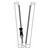 Lenzip® #10 White Separating Molded Tooth Zipper (Metal Double Pull Slider)