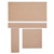 Natural Vegetable Tanned Leather Panels 5 to 6 oz.
