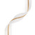 YKK® #5 White/Brass Continuous Metal Zipper Chain