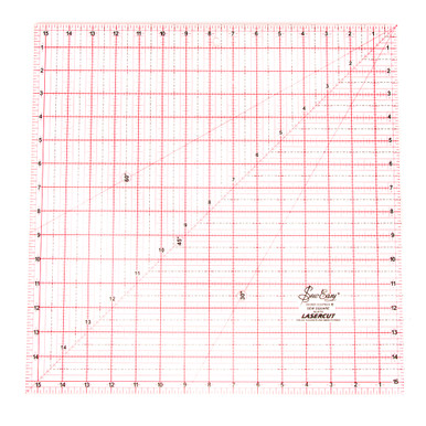 Clear Acrylic Ruler Square 15-1/2