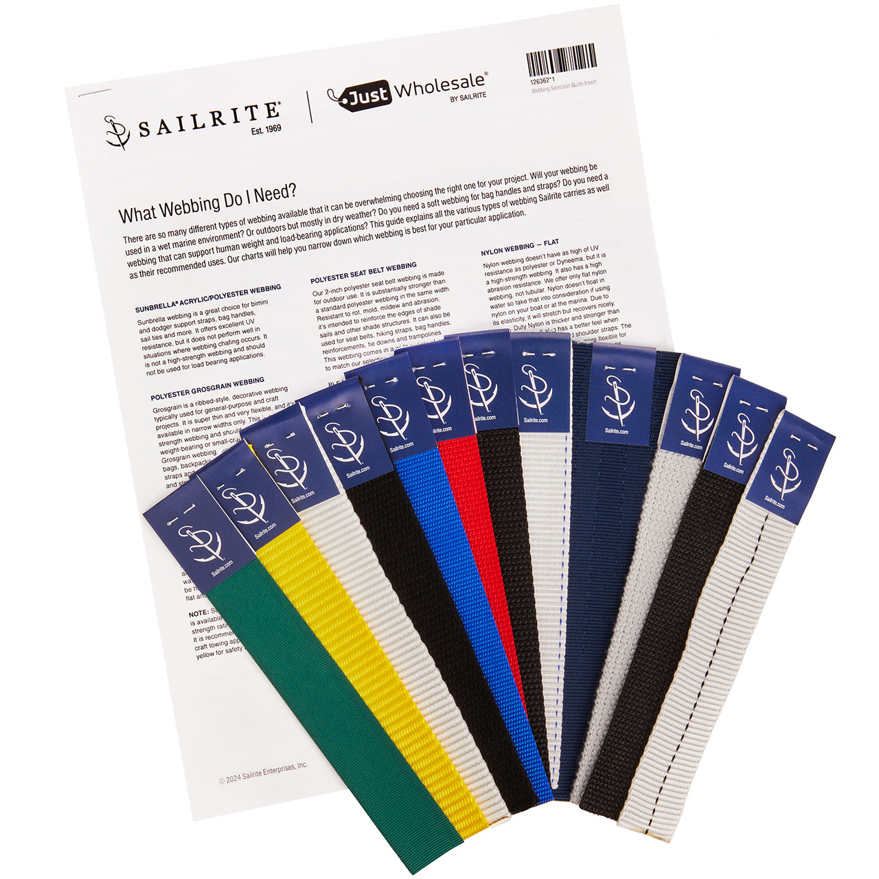 Webbing Sample Pack