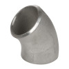 8 in. 45 Degree Elbow - SCH 40 - 304/304L Stainless Steel Butt Weld Pipe Fitting