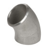 2 in. 45 Degree Elbow - SCH 40 - 316/16L Stainless Steel Butt Weld Pipe Fitting