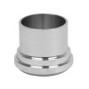 1 in. Long Plain Bevel Seat Ferrule - 14A - 316L Stainless Steel Sanitary Fitting (3-A) View 2