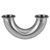 6 in. Tube OD - Clamp 180 Degree Return Bend - 2UMP - 316L Stainless Steel Sanitary Fitting (3-A)