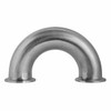 6 in. Clamp 180° Return Bend - 2UMP - 316L Stainless Steel Sanitary Fitting (3-A) View 2