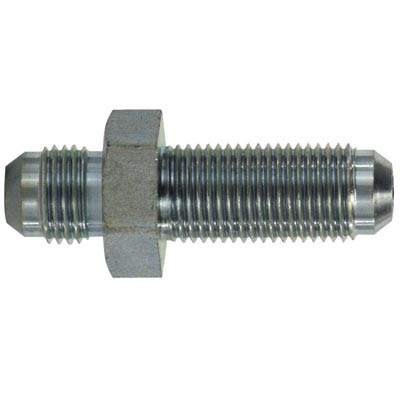 AN-10 (7/8"x14 UNF) Black JIC Bulkhead Nut - Hose Fitting Adapter 6 thumbnail image