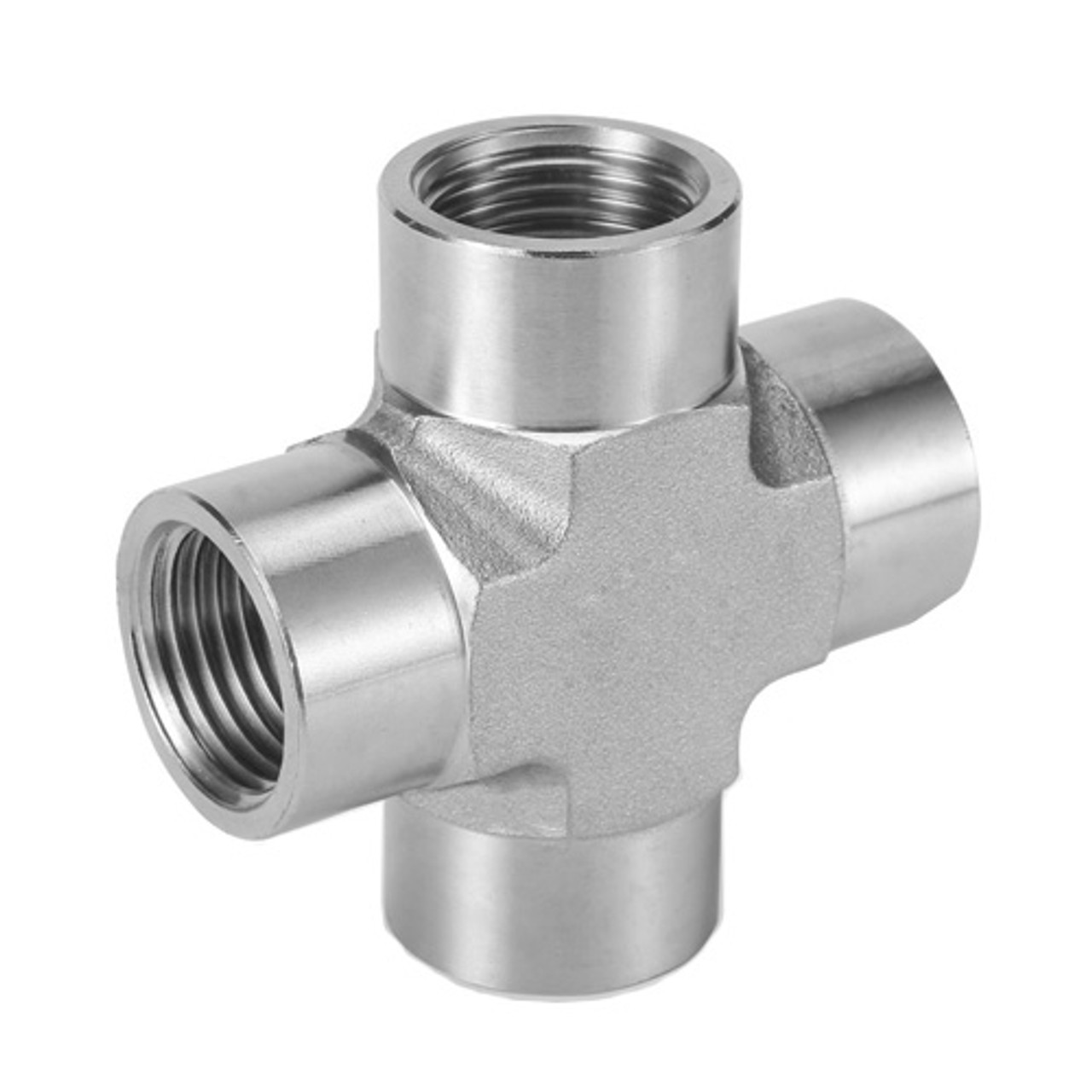 Stainless Steel instrumentation Pipe Fittings Crosses 3/4" FNPT