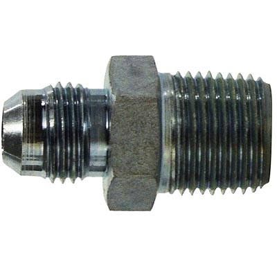 1/2” Male JIC To 1/4” Female NPTF Hydraulic Adapter – 37° Flare To Pipe, 2405-08-04