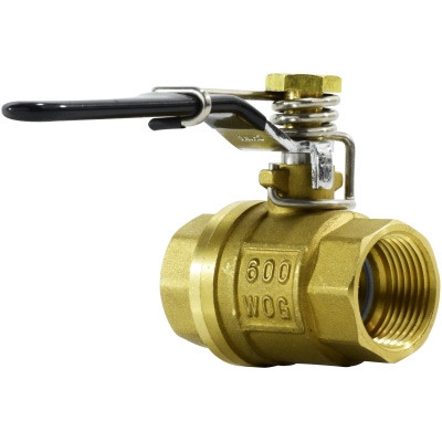 Brass Spring Handle Ball Valves, 3/4