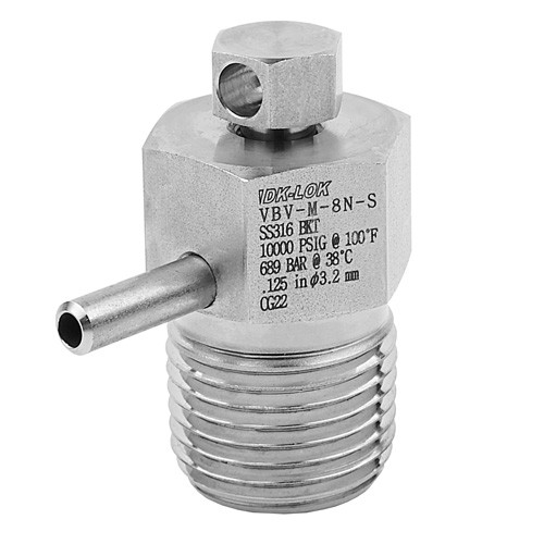 Stainless Steel Bleed Valves 1/2" MNPT 10K PSI