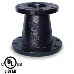 10 in. x 8 in. Concentric Reducer - 150 LB Ductile Iron Flanged Pipe Fitting