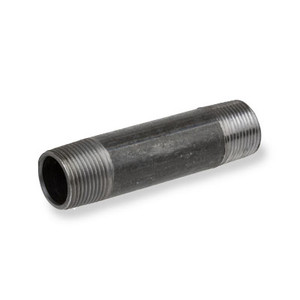 1 in. x 2-1/2 in. Black Pipe Nipple Schedule 80 Welded Carbon Steel